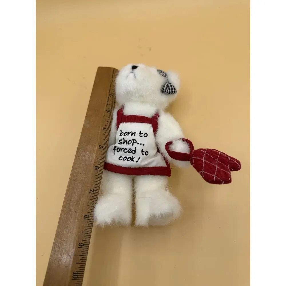 Boyds Bears Dinah Out #903207 Born to Shop Forced to Cook Plush 8” Bear